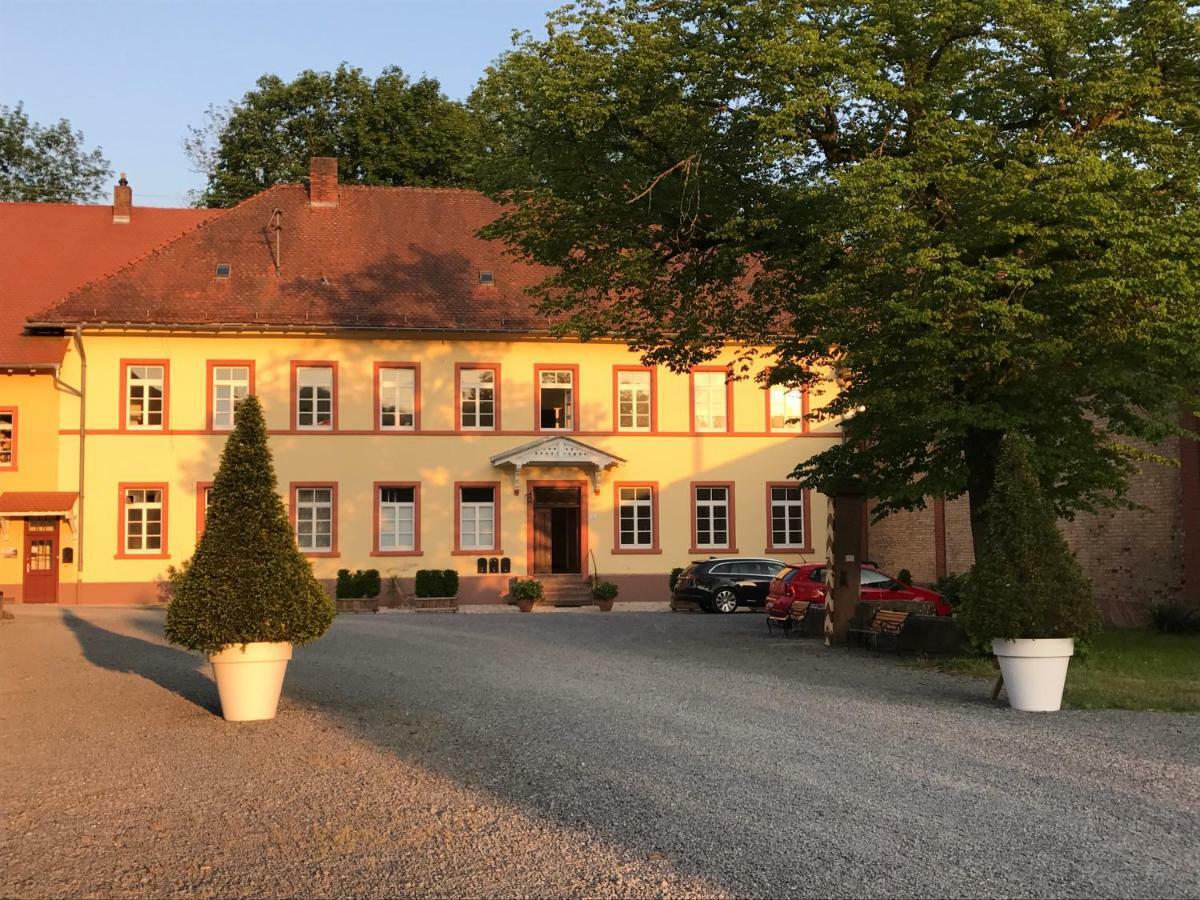 Elegantes Gaesteapartment Verano In Schloss Und Hofgut Langenzell Wiesenbach Dış mekan fotoğraf